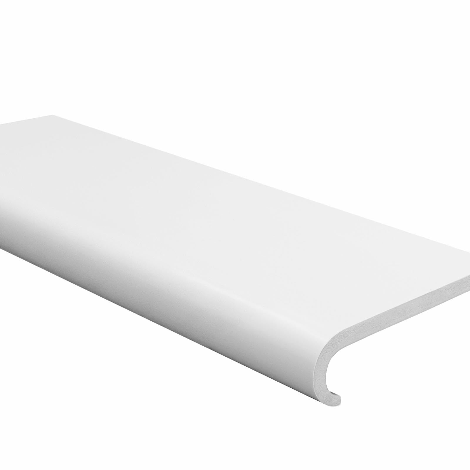 Bullnose Window Board Capping Cover (1.25m) - White, 175mm