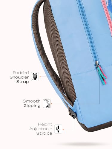 Image of Safari Bloomveil School Bag For Girls, Capacity - 36L, 2 Compartments Backpack For kids