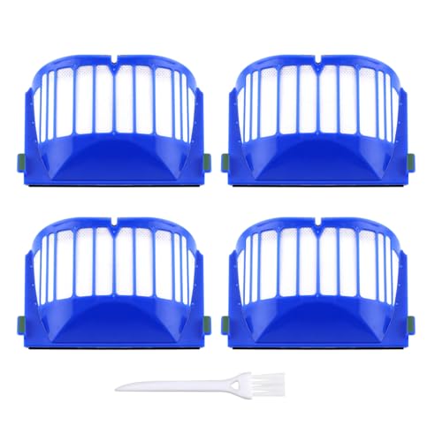 4 Pack Filter Replacement for Roomba 500 & 600 Series