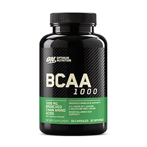 Optimum Nutrition BCAA Capsules, Amino Acids Tablets, 1000 mg of Essential Amino Acids BCAAs with L-Leucine, L-Isoleucine and L-Valine, Unflavoured, BCAA Supplements, 100 Servings, 200 Capsules