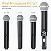 YIBEICO 2-Pack Replacement Battery Cover for Shure BLX2/SM58,Beta58,PG58 Wireless Microphone to Repair The Broken Part #1