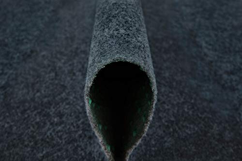 andiamo Kunstgrasveld, groen, duurzaam grastapijt met drainage knoppen, kleur: antraciet, maat: Ø 195 cm - Afbeelding 5