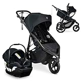 BOB Gear Wayfinder Travel System: Infant Car Seat and Stroller Combo in Nightfal...
