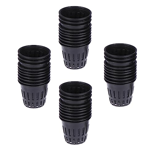 BESTonZON 80piezas Maceta De Hidropónica para Plantas Vasos De Malla Ranurada para Cultivo Hidropónico Jardín Sin Suelo