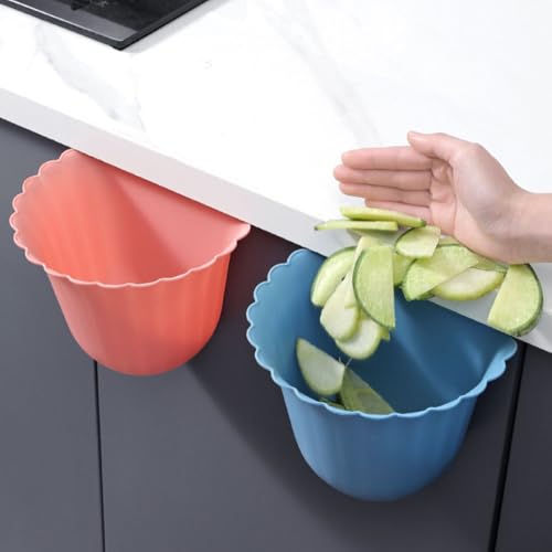 Set de 6 botes de basura colgantes para pared miniatura 4