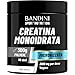 Bandini® Creatina Monoidrata in Polvere Pura al 100% - Integratore per Allenamento, Sport, Palestra e Pre Workout - Include Dosatore - 100% Vegan - A base di Creatine Monoidrato