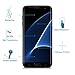 Zizo 1FLSHD-SAMGS7EDGL-BLK Anti Scratch Tempered Glass Screen Protector for Samsung Galaxy S7 Edge-Black