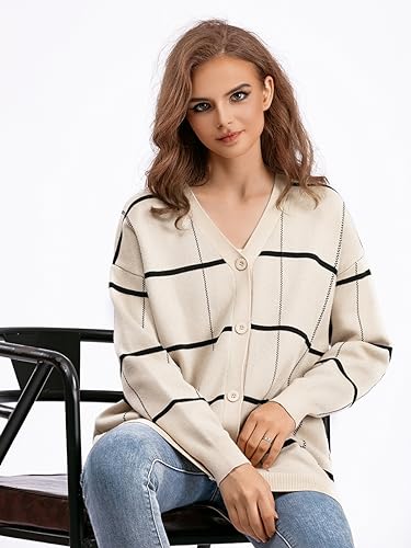 Image of JASCLS Women's Trendy Summer Long Sleeve Open Front Sweater Cardigans for Women