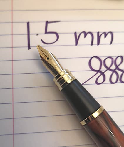 Stub calligraphy italic pennino dorato pennino