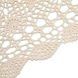 tapetes crochet redondos Uso decorativo multiescena: adecuado para mesas de comedor en casa, muebles de cafetería, restaurantes o como accesorio de fondo en fotografía, añadiendo textura y carácter a cada ocasión