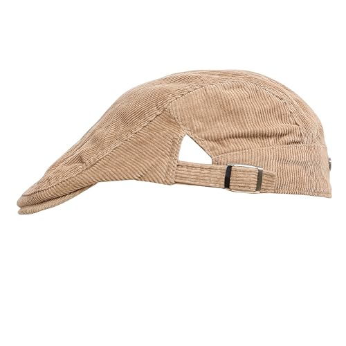 Image of FabSeasons Cotton Ivy Flat Golf Cap - Classic Newsboy Gatsby Hat for Men