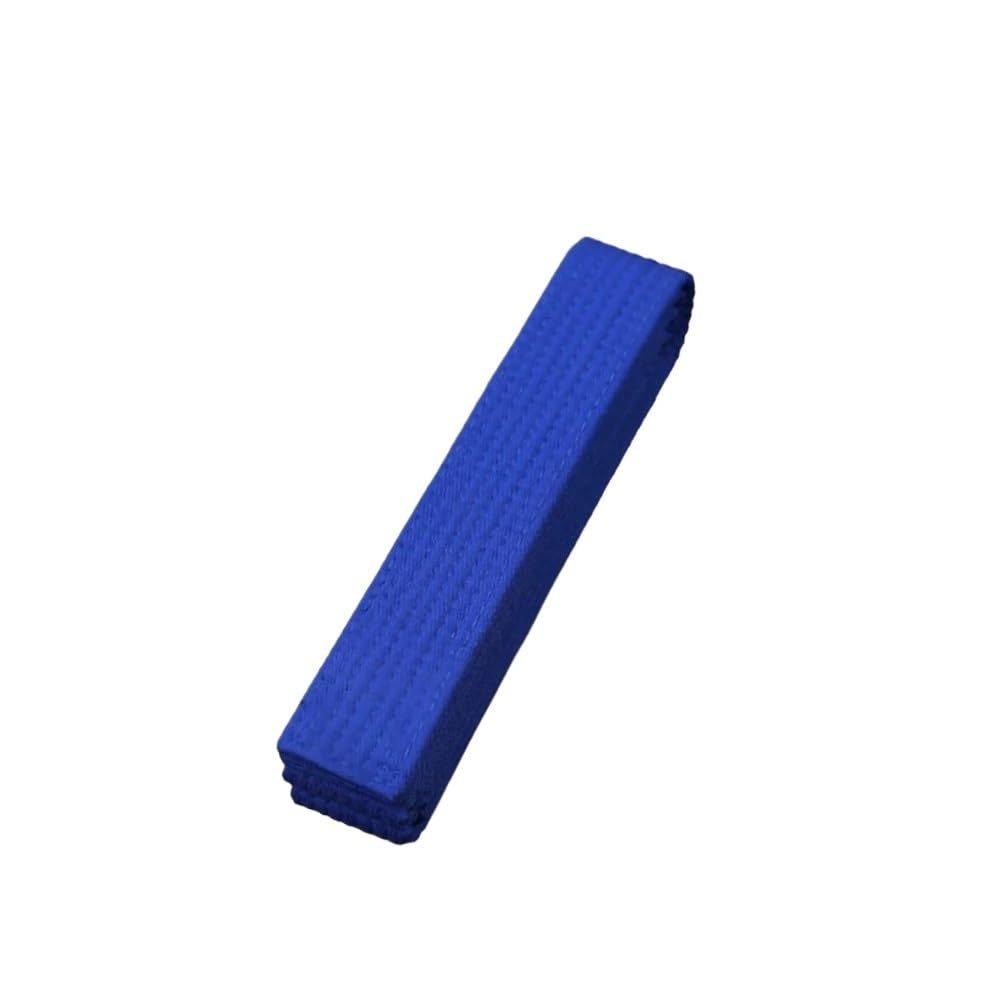 Jskxyy Blue Taekwondo Colored Ranking Belts Cotton Martial Arts Judo Karate Tkd Aikido Uniform Belt Kids Adult(,1.8M)