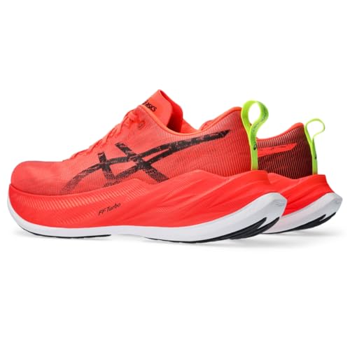 ASICS ASICS Unisex SUPERBLAST Running Shoe, 10M / 11.5W, Sunrise RED/Black