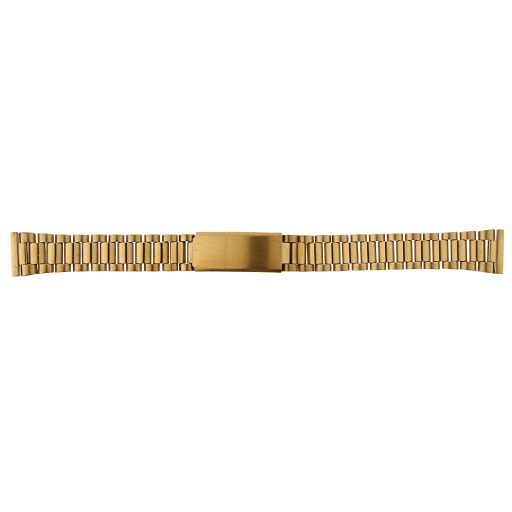 Enakshi Men Gold Stainless Steel Watch Band Strap Metal Replacement Bracelet 16mm | Jewelry & Watches | Watches, Parts & Accessories | Wristwatch Bands (B0CBSBLPWT) Amazon Price History, Amazon Price Tracker