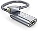 Mini DisplayPort to HDMI Adapter, Capshi 4K Thunderbolt to HDMI Converter [ Smart, Nylon Braided, Aluminum Shell ] Compatible MacBook Air, iMac, MacBook Pro, Surface Dock, Monitor, Projector- Grey