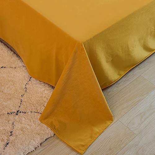 Ensemble de housses de couette double king size drap plat violet - 6