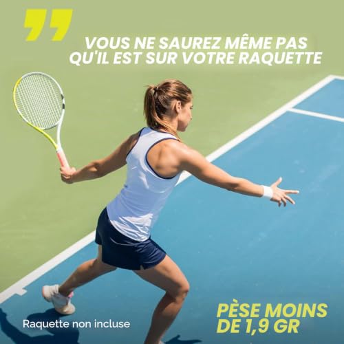 Scoring Right Compteur de Points Tennis & Padel pour Raquette, Ultra-Léger, Adhésif 3M Super Résistant – Système de Comptage des Points, Jeux & Sets, Conforme ITF – Accessoires Tennis et Padel, Noir – vue 5