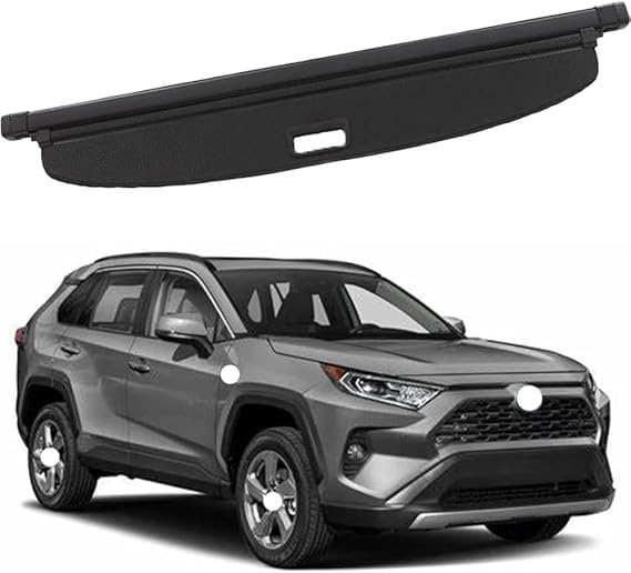 Auto versenkbare hinteren Kofferraum Paket Regal Cargo Covers per Toyota RAV4 2020, Gepäck Vorhang Privatsphäre schützendes Zubehör