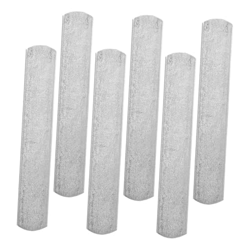 6 Piezas Placa De Soporte De Carga Chaleco Lastrado Chalecos Lastrados Equipo De Gimnasio Pesas Con Barra Pesos De La Placa Pulseras Hombres Bloque De Hierro Galvanizado Silver Yardwe