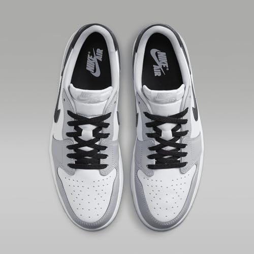 Air Jordan 1 Low OG Shoes (CZ0790-110, White/Wolf Grey/Black) Size 74