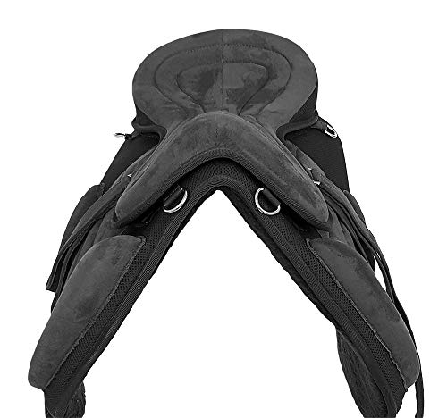 Reitsattel A&M Reitsport Baumloser Wanderreit Sattel Liberty Schwarz