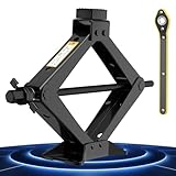 IMAYCC 3T Wagenheber Neues Upgrade, 3000KG Universelle Scherenwagenheber für Auto, Tragbarer Wagenheber, Auto-Notfallset für SUV MPV,Ideal für Wartung und Reparatur