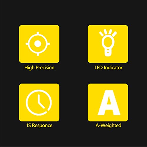 Sound Level Meter Smart Sensor Range 30-130Db Sound Level Meter Logger Noise Measurement Decibel Monitoring Tester Digital Audio Level Meter #TOP5