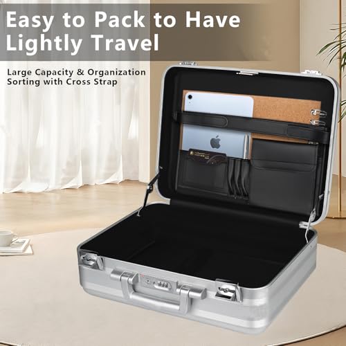 Mallette outils aluminium pour ordinateur portable en déplacement pro