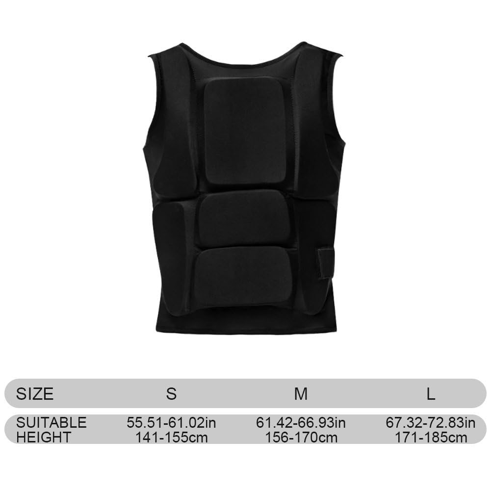 Protector de Pecho de Karate Acolchado para Entrenamiento de Artes Marciales