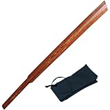 HAMILO 素振り用木刀 剣道 筋トレ 護身用 片手型 室内 鍛錬棒 トレーニング用 115cm