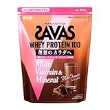 ザバス(SAVAS) ホエイプロテイン100 ミルクショコラ風味 900g ビタミン ミネラル 明治