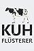 Produktbild Kuhflüsterer: blanko Notizbuch A5 mit einer Kuh für einen Landwirt