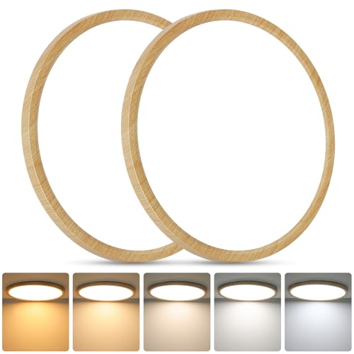 Image of Brightever 12 Inch LED Flush Mount Ceiling Light Fixture, Dimmable, 3200LM