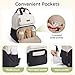 mommore Diaper Bag Backpack, Large Diaper Bag Travel Backpack for Mom Dad, Quick Access Baby Bag with Insulated Pockets, Changing Pad, Stroller Straps