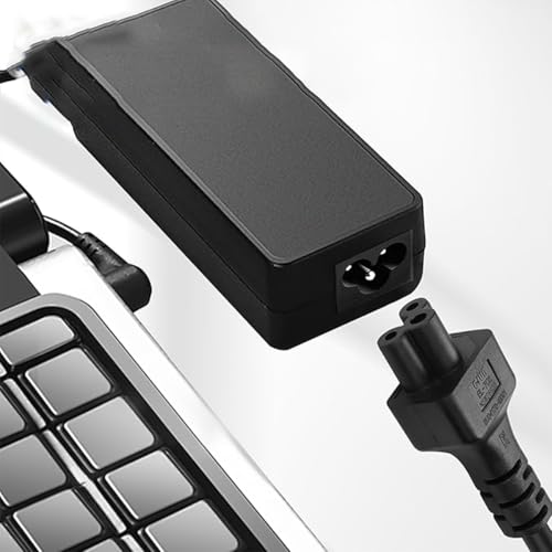 Orivin Przewód zasilający przedłużacz IEC 320 C6 do C5, wtyk męski C6 do żeńskiego C5, 3-bolcowy, do laptopów, monitorów, drukarek i innych urządzeń, 0,6 m