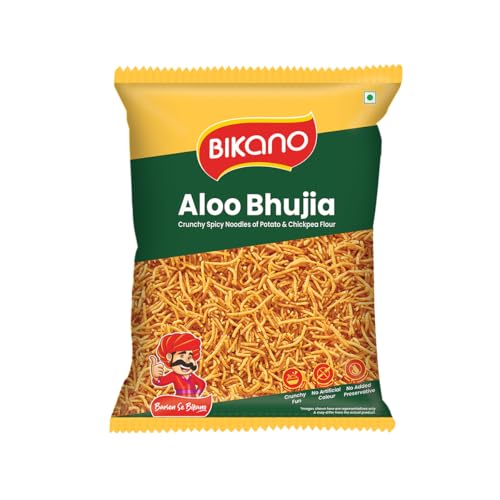 Image of Bikano Aloo Bhujia | 200g | Crunchy and Spicy Aloo Bhujia Snack | Perfect Tea-Time Namkeen