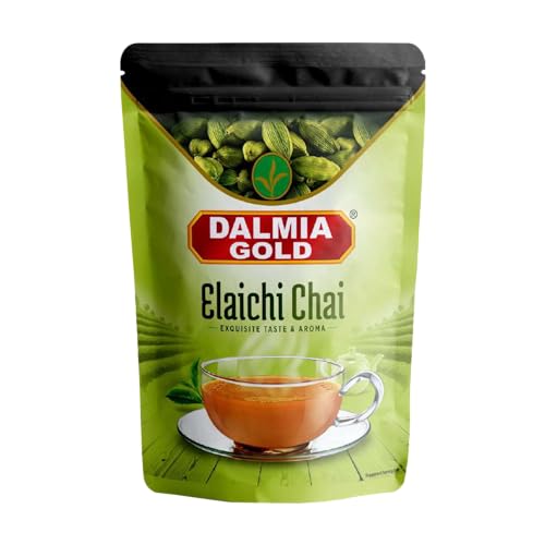 Image of Dalmia Gold Elaichi CTC Tea 500g (Pack of 2) Polypack | Strong Cardamom Chai | Rich Aroma & Taste | Elaichi Chai with No Artificial Flavours | Premium Indian Tea | 100% Vegetarian