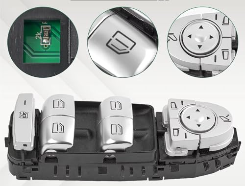 Interruptor Elevalunas Eléctrico Solución de Ventanillas Bloqueadas para Benz 6