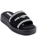 KARL LAGERFELD Paris Women's Shoes Women's Sandals, Black,9.5