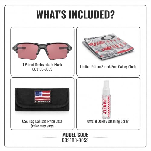 Image of Oakley FLAK 2.0 XL OO9188 Rectangle Sunglasses With Official Eyewear Kit | Men's & Women's Sunglasses