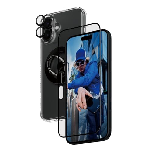 PanzerGlass 4-in-1 Set iPhone 16 Plus coque verre trempé antichoc