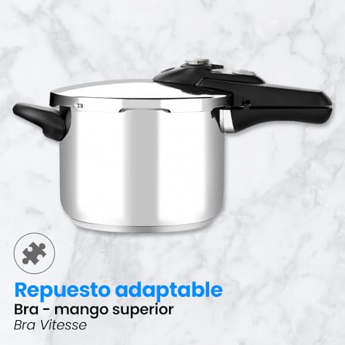 Miniatura 6 de Anakel Home Pack Repuesto Mango Superior Y Válvula Contrapeso Compatible Con Olla Express Bra Vitesse