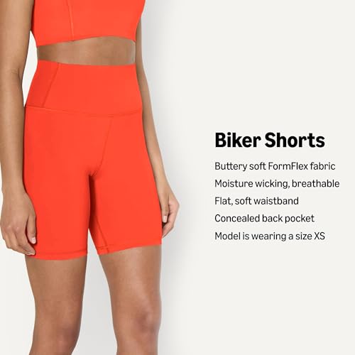 Image of Amazon Essentials Women's Active FormFlex Buttery Soft High Waist Biker Shorts