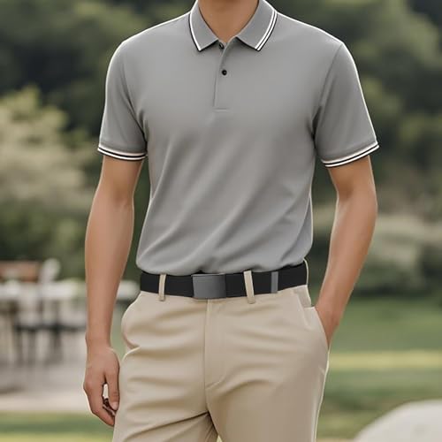 Men's Plus Size Belts 39-75inch Casual Canvas Cloth Fabric Belt for Jeans2