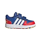 Suela de goma; forro textil adidas Hoops 2.0 CMF I, Zapatillas de Baloncesto, AZUREA/FTWBLA/Rojint, 22 EU