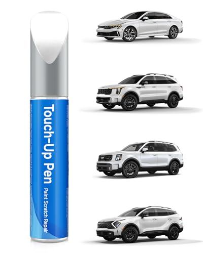 RSACET GWP Glacial White Pearl Tricoat Touch Up Paint Compatible with Kia Exact Match Touch Up Paint Car Scratch Repair