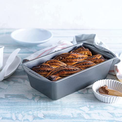Baker's Secret Large Loaf Pan For Baking Bread, Nonstick Carbon Steel Rectangular Pan 11" X 6", Premium Food-Grade Coating, Non-Stick Meatloaf Bread Loaf Pan, Bakeware Diy - Classic Collection #TOP4