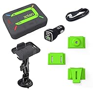 ZOLEO Satellite Communicator Two-Way Global SMS Text Messenger & Email, Emergency SOS Alerting, Check-in & GPS with Universal Mount Accessory Kit – RAM Mount, DC Car Charger, USB Cable, & Cradle Kit