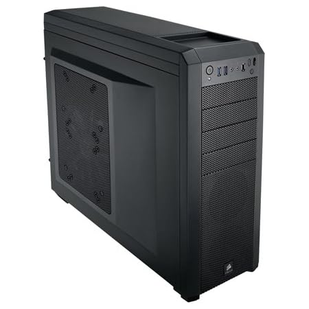 Corsair CC-9011012-WW Carbide Series 500R Windowed Mid-Tower ATX Performance Computer Case - Black