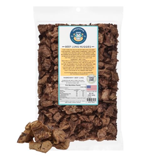 TREATOPIA Beef Lung Nuggies Dog Treats